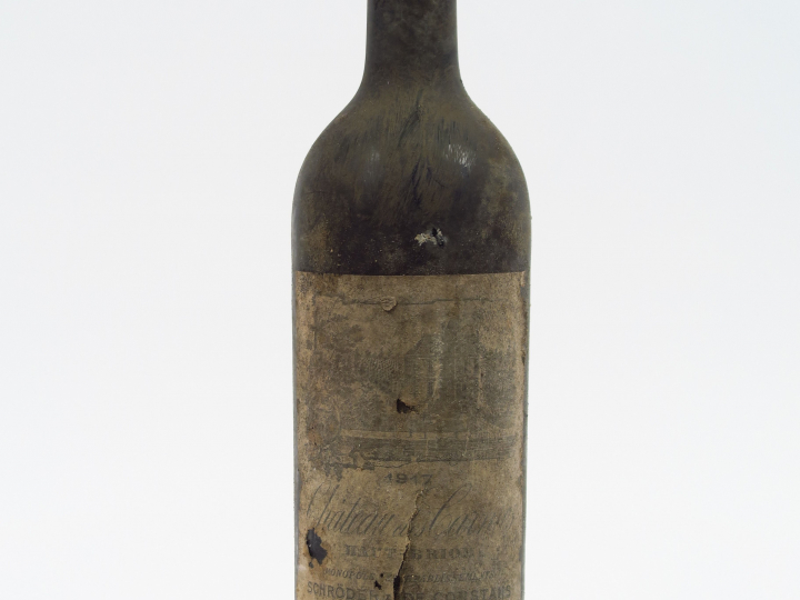 1 BOUTEILLE CHÂTEAU DES CARMES HAUT BRION GRAVES - 1917 - BEP/CAPS CIR