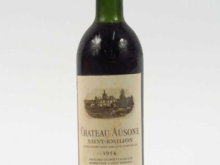 1 BOUTEILLE CHÂTEAU AUSONE ST EMILION - 1954 - LB/BTLS/ETLD