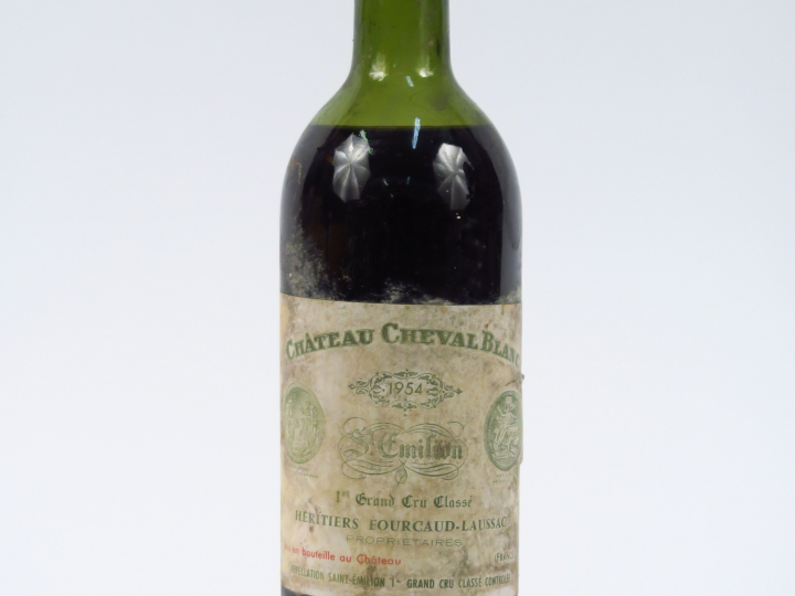 1 BOUTEILLE CHÂTEAU CHEVAL BLANC 1er GCC ST EMILION - 1954 - MEP/EF/CA
