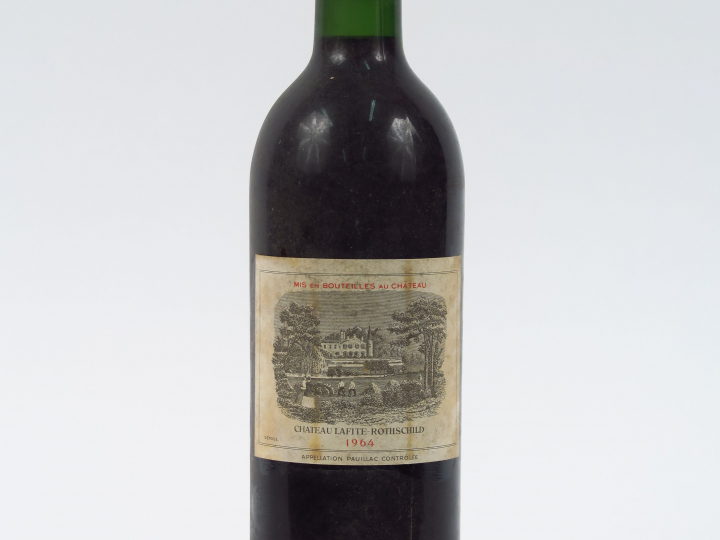 1 BOUTEILLE CHÂTEAU LAFITE ROTHSCHILD 1er GCC PAUILLAC - 1964 - BG+/EL