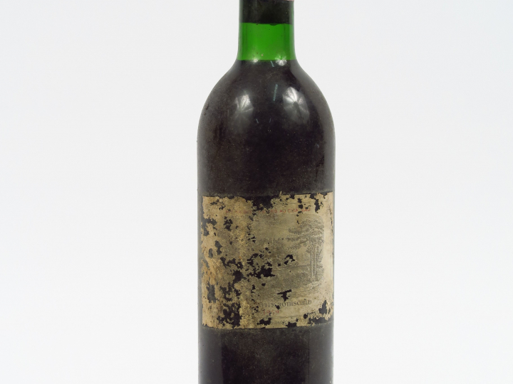 1 BOUTEILLE CHÂTEAU LAFITE ROTHSCHILD 1er GCC PAUILLAC - 1969 - BG/ETA