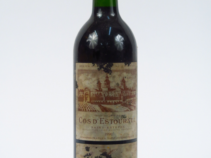 1 BOUTEILLE CHÂTEAU COS D'ESTOURNEL GCC ST ESTEPHE - 1990 - ELA