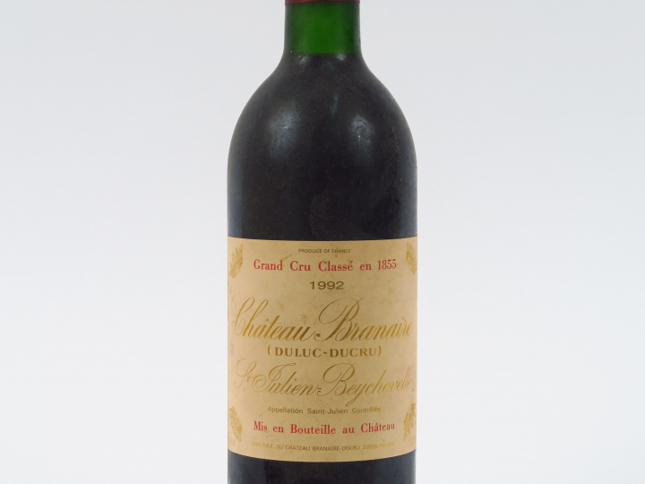 1 BOUTEILLE CHÂTEAU BRANAIRE GCC ST JULIEN - 1992 - BG+