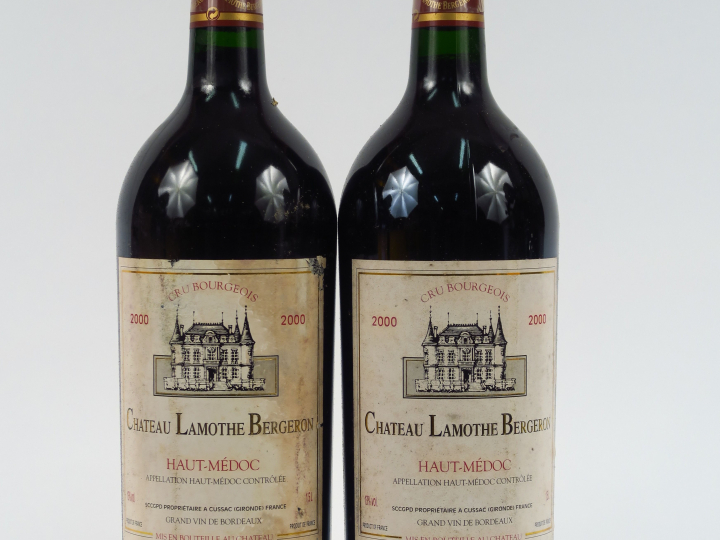 2 MAGNUMS CHÂTEAU LAMOTHE BERGERON CB HAUT MEDOC - 2000