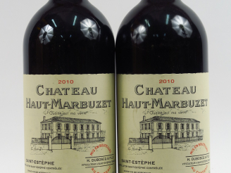 Vente aux enchères 2 MAGNUMS CHÂTEAU HAUT MARBUZET ST ESTEPHE - 2010