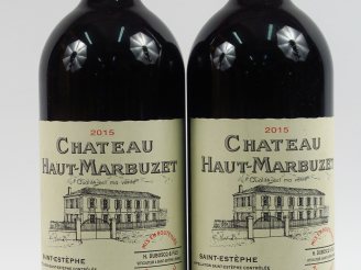 Vente aux enchères 2 MAGNUMS CHÂTEAU HAUT MARBUZET ST ESTEPHE - 2015