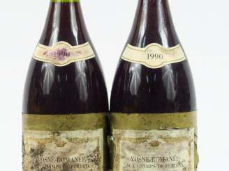 Vente aux enchères 2 MAGNUMS VOSNE ROMANEE 'AUX CHAMPS DE PERDRIX' P. CHEVIGNY - 1990 - 2