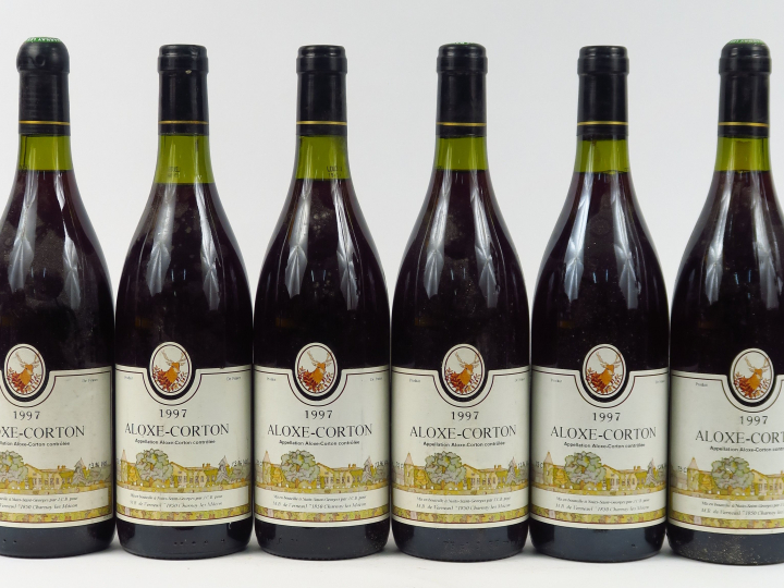 6 BOUTEILLES ALOXE CORTON - 1997