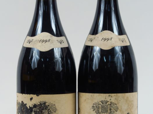 2 MAGNUMS POMMARD EPENOTS 1er CRU VAUDOISEY CREUSEFOND - 1998 - 0,5 CM