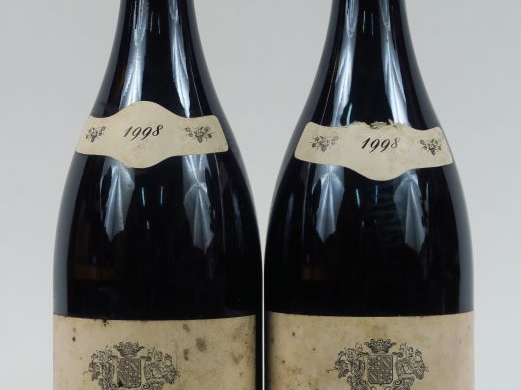 2 MAGNUMS POMMARD EPENOTS 1er CRU VAUDOISEY CREUSEFOND - 1998 - 0,5 CM