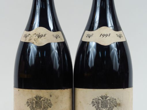 2 MAGNUMS POMMARD EPENOTS 1er CRU VAUDOISEY CREUSEFOND - 1998 - 0,5 CM