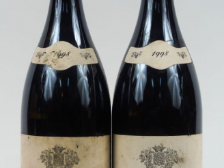 Vente aux enchères 2 MAGNUMS POMMARD EPENOTS 1er CRU VAUDOISEY CREUSEFOND - 1998 - 0,5 CM