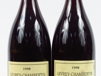 Vente aux enchères 2 MAGNUMS GEVREY CHAMBERTIN V.V. A. BURGUET - 1998