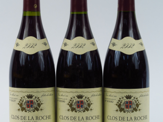 Vente aux enchères 3 BOUTEILLES CLOS DE LA ROCHE GC P. LAFOREST - 2002