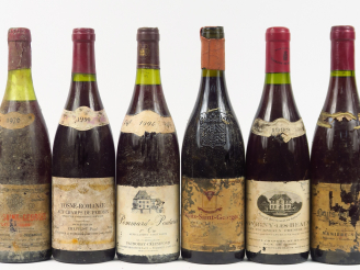 Vente aux enchères 6 BOUTEILLES : 1 POMMARD POUTURES 1er CRU VAUDOISEY CREUSEFOND 1994 EL