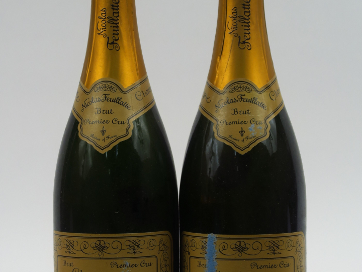 2 BOUTEILLES CHAMPAGNE NICOLAS FEUILLATTE 1er CRU - ELT