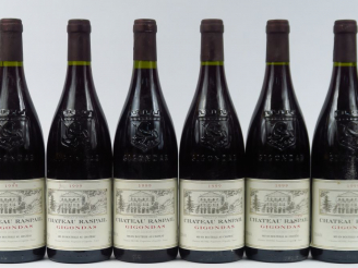 Vente aux enchères 6 BOUTEILLES GIGONDAS CHÂTEAU RASPAIL - 1999