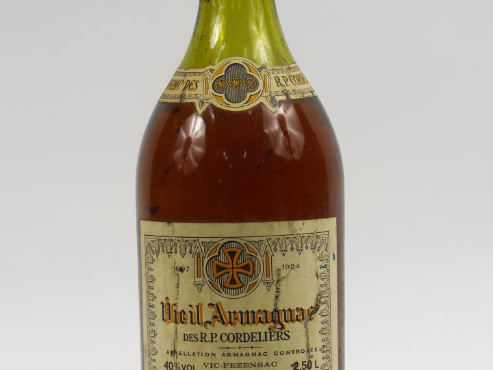 1 MAGNUM VIEIL ARMAGNAC DES R. P. CORDELIERS - CAPS CIRE AB
