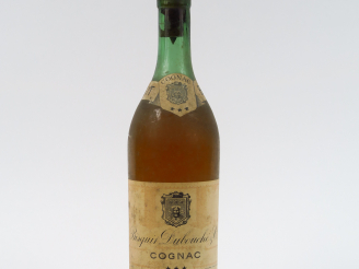 Vente aux enchères 1 VIEILLE BOUTEILLE COGNAC BISQUIT DUBOUCHE - CAPS ABS