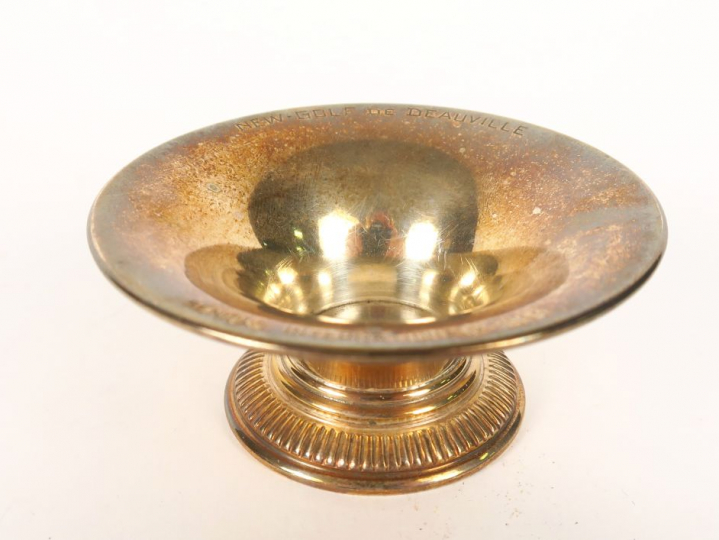 Petite coupe de prix en argent, poinçon Minerve, marquée New Golf de D