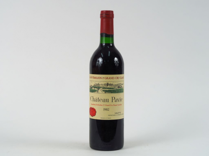 1 BOUTEILLE CHÂTEAU PAVIE 1er GCC ST EMILION - 1982 - BG+