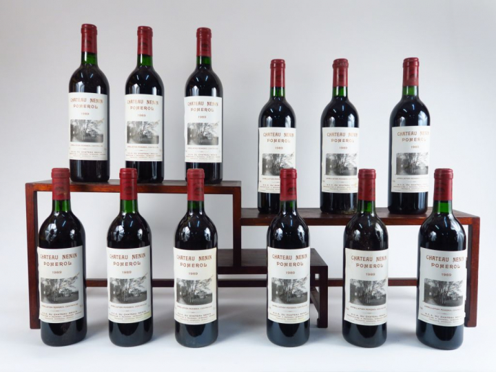 12 BOUTEILLES CHÂTEAU NENIN POMEROL - 1989 - CBO- 6 BG
