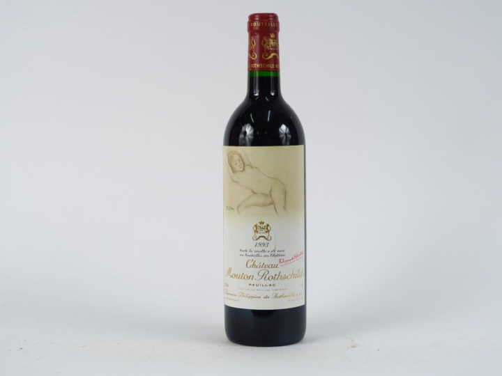 1 BOUTEILLE CHÂTEAU MOUTON ROTHSCHILD 1er GCC PAUILLAC - 1993