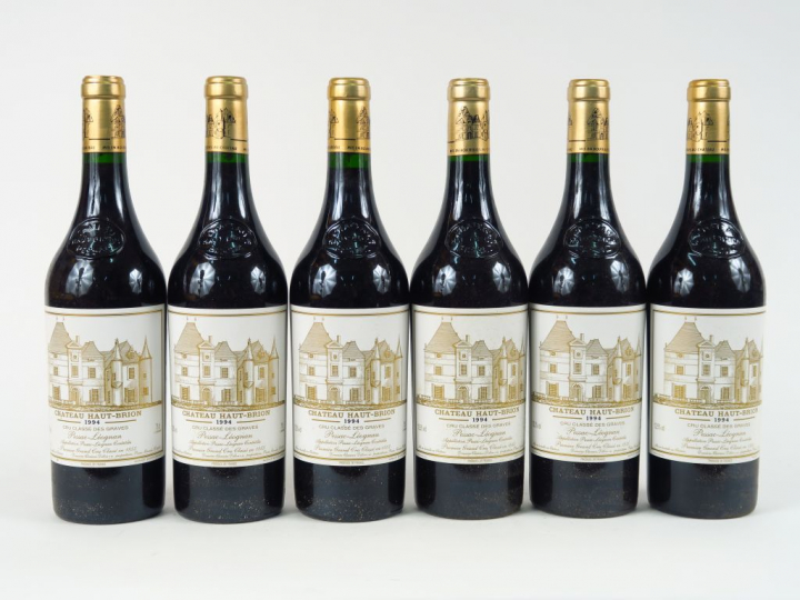 6 BOUTEILLES CHÂTEAU HAUT BRION 1er GCC GRAVES - 1994 - CBO 12 BOUTEIL