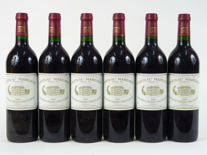 6 BOUTEILLES CHÂTEAU MARGAUX 1er GCC MARGAUX - 1994