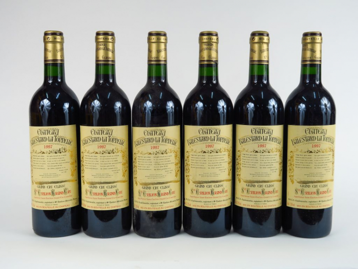 6 BOUTEILLES CHÂTEAU BALESTARD LA TONNELLE GCC ST EMILION - 1997