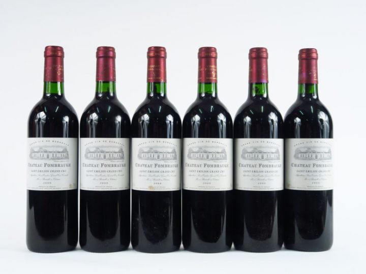 6 BOUTEILLES CHÂTEAU FOMBRAUGE ST EMILION GC - 2000