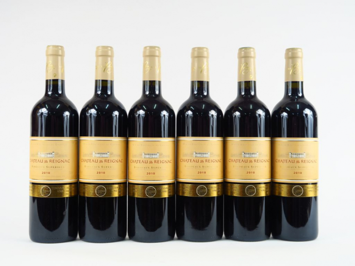 6 BOUTEILLES CHÂTEAU DE REIGNAC BORDEAUX SUPERIEUR - 2010