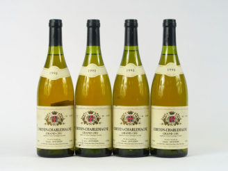 Vente aux enchères 4 BOUTEILLES CORTON CHARLEMAGNE GC CH. ANTONIN - 1993