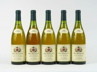 Vente aux enchères 5 BOUTEILLES MEURSAULT 'RESERVE DES MURISSOTS' CH. ANTONIN - 1989