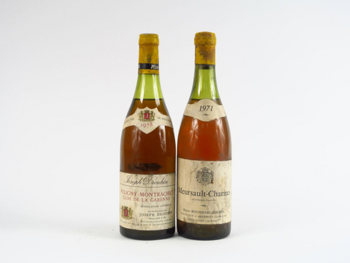2 BOUTEILLES : 1 PULIGNY MONTRACHET 'CLOS DE LA GARENNE' J. DROUHIN 19