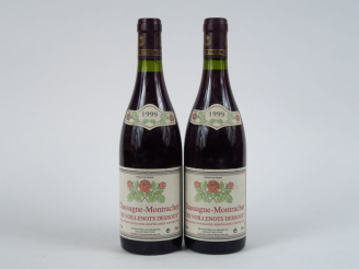 Vente aux enchères 2 BOUTEILLES CHASSAGNE MONTRACHET 'LES VOILLENOTS DESSUS' G. BOUTON - 