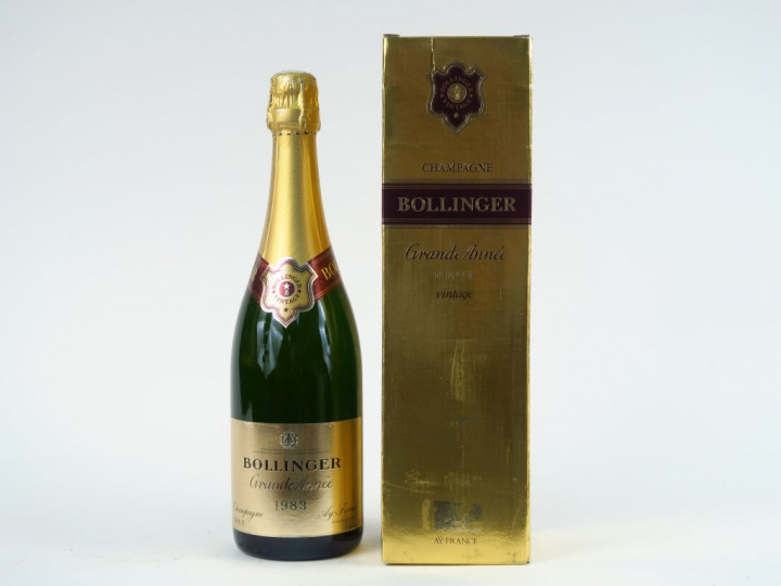 1 BOUTEILLE CHAMPAGNE BOLLINGER 'GRANDE ANNEE' - 1983 - COFFRET