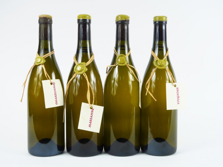 4 BOUTEILLES CHÂTEAU DES TOURETTES 'PLATEAU DE L'AIGLE' VAUCLUSE GUFFE