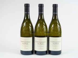 Vente aux enchères 3 BOUTEILLES CHATEAUNEUF DU PAPE BLANC 'RENAISSANCE' R. SABON - 2008