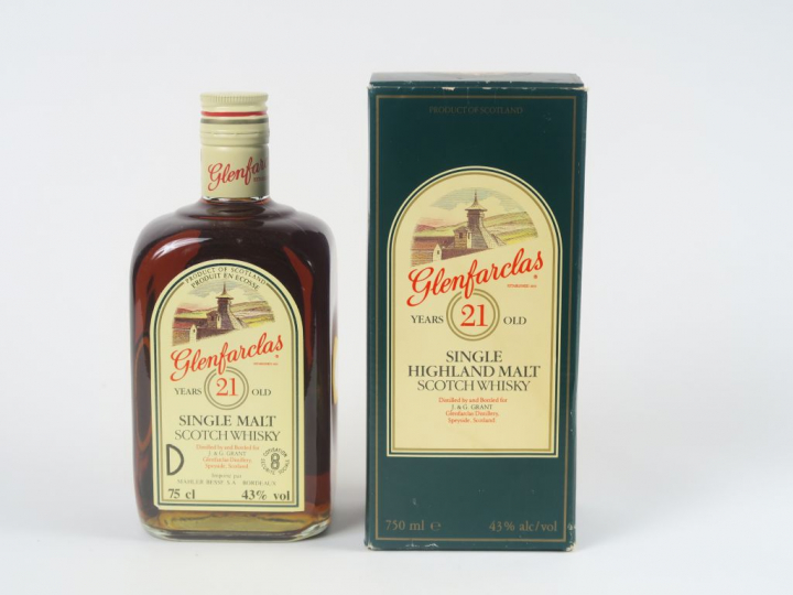 1 BOUTEILLE GLENFARCLAS (75 cl) - Embouteilleur : OB - 43° - Age : 21 