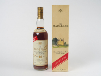 Vente aux enchères 1 BOUTEILLE MACALLAN (70 cl) - Embouteilleur : OB - 57° - Age : 10 ans