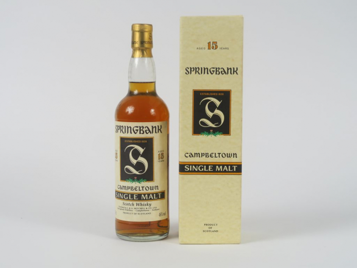 1 BOUTEILLE SPRINGBANK (70 cl) - Embouteillage : OB - Green Thistle - 