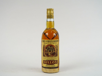 Vente aux enchères 1 BOUTEILLE TRES VIEUX RHUM DILLON '12 ANS' 45°
