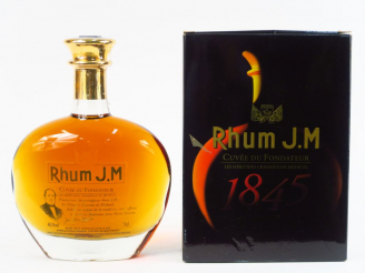 Vente aux enchères 1 BOUTEILLE RHUM J.M. 'CUVEE DU FONDATEUR' 48,2 ° - COFFRET