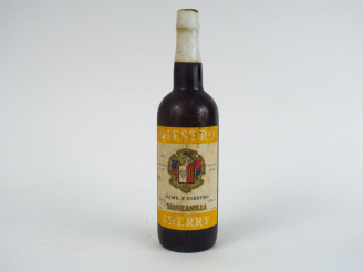 Vente aux enchères 1 TRES VIEILLE BOUTEILLE MANZANILLA JAIME F. DIESTRO - BS