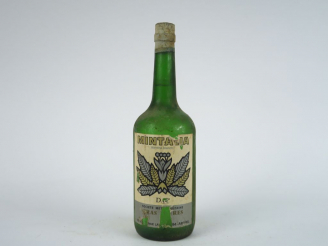 Vente aux enchères 1 TRES VIEILLE BOUTEILLE MINTALIA MENTHE BLANCHE 58° - BS