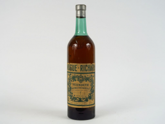 Vente aux enchères 1 VIEILLE BOUTEILLE VERMUTH NUGUE RICHARD BEZIERS