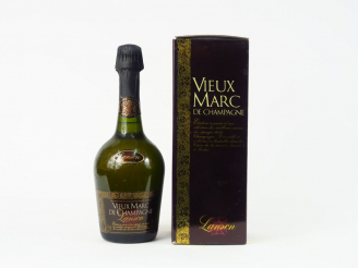 Vente aux enchères 1 BOUTEILLE VIEUX MARC DE CHAMPAGNE LANSON - COFFRET