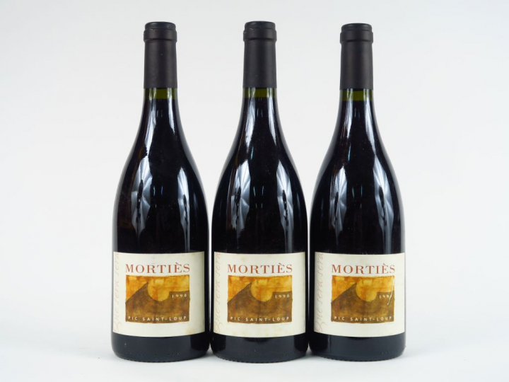 3 BOUTEILLES MORTIES 'QUE SERA SERA' PIC ST LOUP - 1998