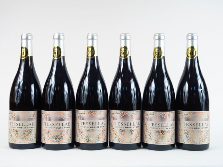 6 BOUTEILLES TESSELLAE V.V. CÔTES CATALANES - 2011 - WINE 91 PARKER